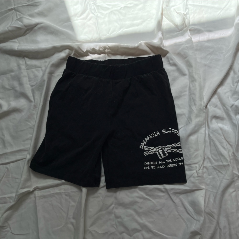Graphic Tight Shorts Women